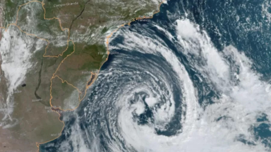 Ciclone extratropical: Marinha do Brasil emite alerta de ventos fortes para o sul do Brasil